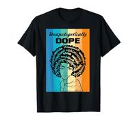 Unapologetically Dope Queen Diva Juneteenth Noir Femmes Fille T-Shirt