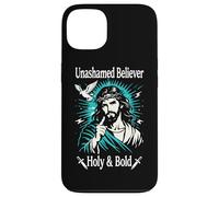 Unashamed Believer Holy Christian Jésus Faith Romains 1:16 Coque pour iPhone 13