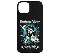 Unashamed Believer Holy Christian Jésus Faith Romains 1:16 Coque pour iPhone 15 Plus