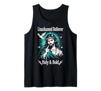 Unashamed Believer Holy Christian Jésus Faith Romains 1:16 Débardeur