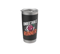 Unbeetable Runner - Tapis de course à pied végétarien amusant Gobelet isotherme en acier inoxydable double paroi