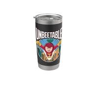 Unbeetable Superhero Jeu de mots à la betterave Gobelet isotherme en acier inoxydable double paroi