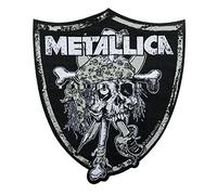 Unbekannt Badges - Raiders Skull Metallica - Metallica Patch - tissée & Licence.