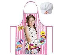Set petit cuisinier - Disney - Soy Luna - Tablier et toque - Enfant 3-8 ans - Polyester