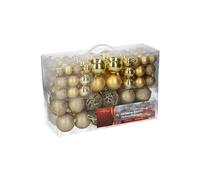 Unbekannt Boules de Noël, Plastique, Plastique, Or, 100x