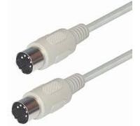 Unbekannt Câble de Clavier et Souris 5 Broches DIN vers fiche DIN 5 Broches Beige 2 m 2 Kabel