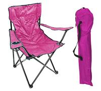 Unbekannt Chaise Pliante Rose pour Camping, pêche, Porte-gobelet, Fauteuil de pêche, en Bois