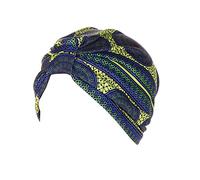 Unbekannt Chapeau turban pour femme - Motif africain - Turban - Pour femme - Pour la perte de cheveux - Bonnet turban d'été pour femme, c, taille unique