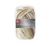 Unbekannt Chaussettes Pro Lana Fjord Color 181 - 4 fils - Laine pour chaussettes - Motif norvégien - Beige/marron