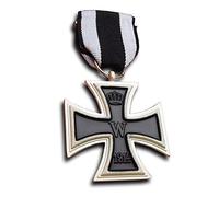 Unbekannt Croix de fer 1914 WW1 allemand militaire badge/Médaille/Repro Plaque murale historique militaire unisex pour bureau à domicile, salle d'étude