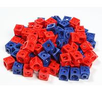 Unbekannt Dick-System 170100 Lot de 100 cubes à emboîter Rouge/bleu