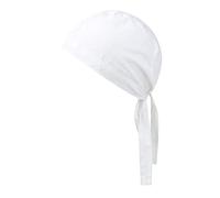 Unbekannt Foulard pour femme - Bonnet turban - Chemio - Doublure anti-transpiration - Pour cancer, chimio, perte de cheveux, Blanc., taille unique