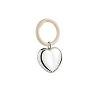 Unbekannt Hochet Cœur sur Anneau 10 x 5,5 x 1 cm Plaqué Argent
