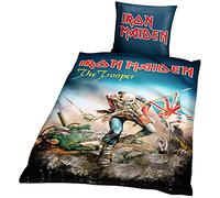 Unbekannt Iron Maiden BLIM1 Bettwäsche, Baumwolle, 135 x 200 x 1 cm Parure de lit, Coton, Mehrfarbig, 35 x 27 x 3,5 cm