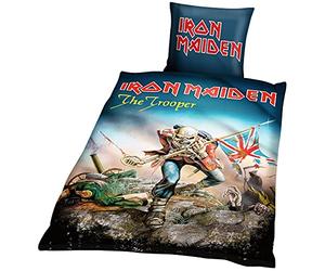 Unbekannt Iron Maiden BLIM1 Bettwäsche, Baumwolle, 135 x 200 x 1 cm Parure de lit, Coton, Mehrfarbig, 35 x 27 x 3,5 cm