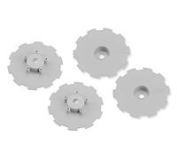 Unbekannt Jconcepts J3344WD Hazard SC10/SC10 4x4 Lot de 4 Cache-moyeux compatibles avec Jantes 3344 Blanc