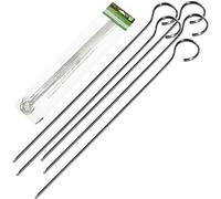 Unbekannt Jean Products Lot de 10 brochettes à shish kebab en acier inoxydable 31 cm