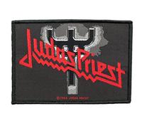 Unbekannt Judas Priest Badges - Logo Judas Priest Fork - Judas Priest Patch - tissée & Licence.