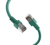 EFB Elektronik K5460.1 : Câble réseau RJ45 Cat5e S/FTP (SF/UTP) 1m, Connecteurs Mâle-Mâle, Gaine PVC, Vert
