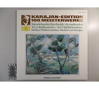 unbekannt - Karajan-Edition 100 Meisterwerke- Mendelssohn Bartholdy: Symphonien Nr.4 und Nr.5 [Vinyl-LP/2543035].