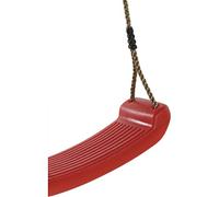 KBT Siège de balançoire soufflé en PP avec corde Rouge