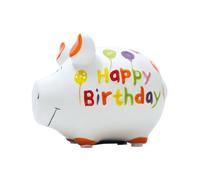 Unbekannt KCG Tirelire Cochon Happy Birthday Céramique Petit Modèle