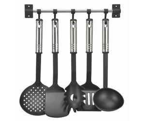 Unbekannt Kit d’ustensiles de Cuisine, avec Barre de Suspension, Accessoires de Cuisine, en Plastique