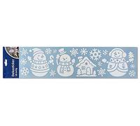 Unbekannt Lot de 18 décorations en Forme de Bonhomme de Neige avec Paillettes
