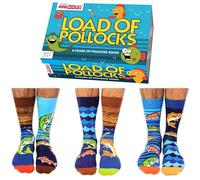Unbekannt Lot de 6 paires de chaussettes Angler Oddsocks 39-46 Multicolore