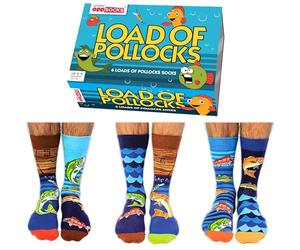 Unbekannt Lot de 6 paires de chaussettes Angler Oddsocks 39-46, multicolore, Einheitsgröße Große Größen