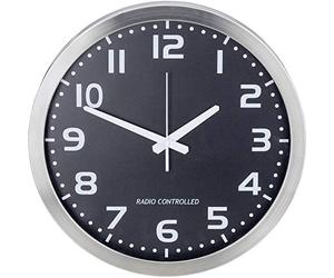 Unbekannt M601508 Horloge Murale Radio-pilotée en Aluminium 40 cm