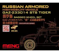 Unbekannt Meng SPS 025 - Modèle Kit Russian Armored High Mobility vehiclegaz 233014sts Tiger Kit sagged Wheel