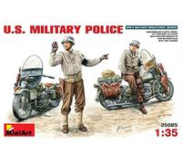 MiniArt Maquette 35085 – Police militaire américaine WWII 1:35 avec moto (2)