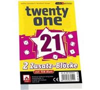 Nürnberger Spielkarten – Blocs de rechange Twenty One 4047 – Lot de 2 – Jeu de dés
