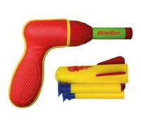 Unbekannt- Paul G Nther 1542 Jeu Pop Darts Lance-Roquettes Pression D Air Pour Enfants Partir De 4 Ans Avec 1 Fusée 2 Fléchettes En Mousse Souple Multicolore