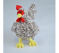 Unbekannt Peluche Coq 26 cm Doudou Poulet Gockel Poulet Poule