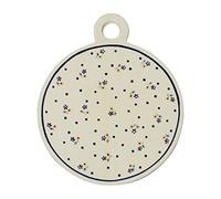 Unbekannt Planche à découper en céramique Bunzlauer Ø 19,0 x 24,0 cm Hauteur = 1,0 cm Décor 111