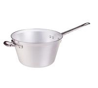 Unbekannt pour Les épaisseurs Chaudron Polenta 3 millimètres d'Aluminium avec poignée diamètre cod.ALMA16540 400 Mm