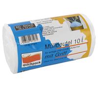 Unbekannt Quickpack 71071 Sacs Poubelle écologiques en polyéthylène Haute densité Blanc 38 x 44 cm 60