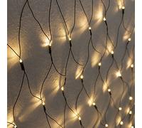 Unbekannt Réseau de lumière 320 LED Blanc Chaud 3x1,5m Éclairage pour extérieur et intérieur Décoration de Jardin Lampe Guirlande Lumineuse Rideau Lumineux