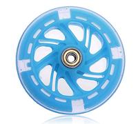 Unbekannt Roues lumineuses LED pour trottinette Rollers 120 mm (Bleu)