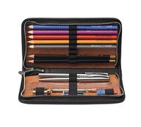 Unbekannt SONNENLEDER NOVALIS Schreibetui Haut de Gamme Couleur Moka Cuir Véritable Moka