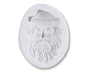 Unbekannt 'Städter 257269 dekoflex - Model Père Noël Visage Silicone Forme, Silicone, Blanc, 5 x 5 x 3 cm
