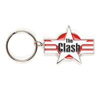 Unbekannt The Clash Key Ring (Key Chain): Star & Stripes, Bianco E Rosso