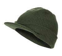 Unbekannt Trendy Jeep Cap Bonnet avec visière Vert Olive