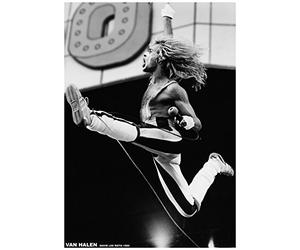 Unbekannt Van Halen Poster David LEE Rouge 1980