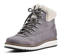 Unbekannt WHITE MOUNTAIN Femme Cozy Bottine, Tissu Gris, 36.5 EU Large