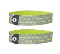 Unbekannt Wowow RYU Bande réfléchissante avec Fermeture Velcro Jaune 37 x 2,5 cm