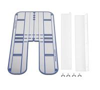 Unbilkdas Golf Putting Alignment Mirror, Golf Training Aid with Guide Rails, Indoor Outdoor Practice Tool with Accurate Alignment Lines, Durable Acrylic Mirror for Golfers, Includes 2 Rails