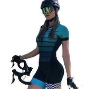 UNBIT Combinaison de Triathlon for femmes, maillot de cyclisme, combinaison, vêtements de vélo, manches courtes, vêtements de sport (Color : 10, Size : Medium)